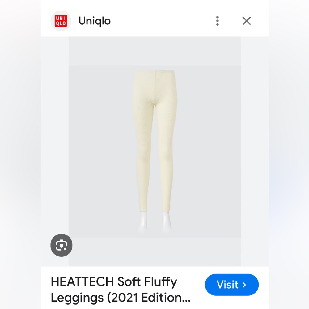 Uniqlo HEATTECH Soft Fluffy Leggings